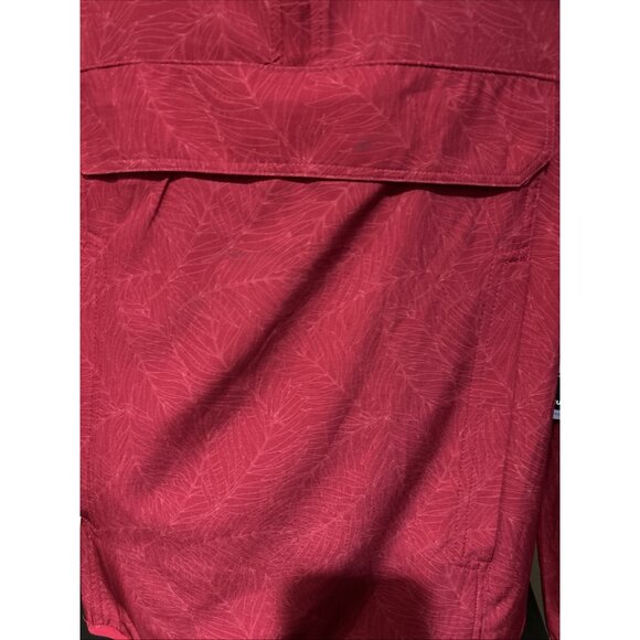 NEW Ohio State Buckeyes Colosseum Red 1/2 Zip Hooded Anorak Jacket Palms Men's L - Picture 6 of 12